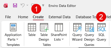 create sql query