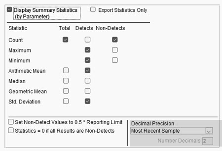 crosstab summary statistics